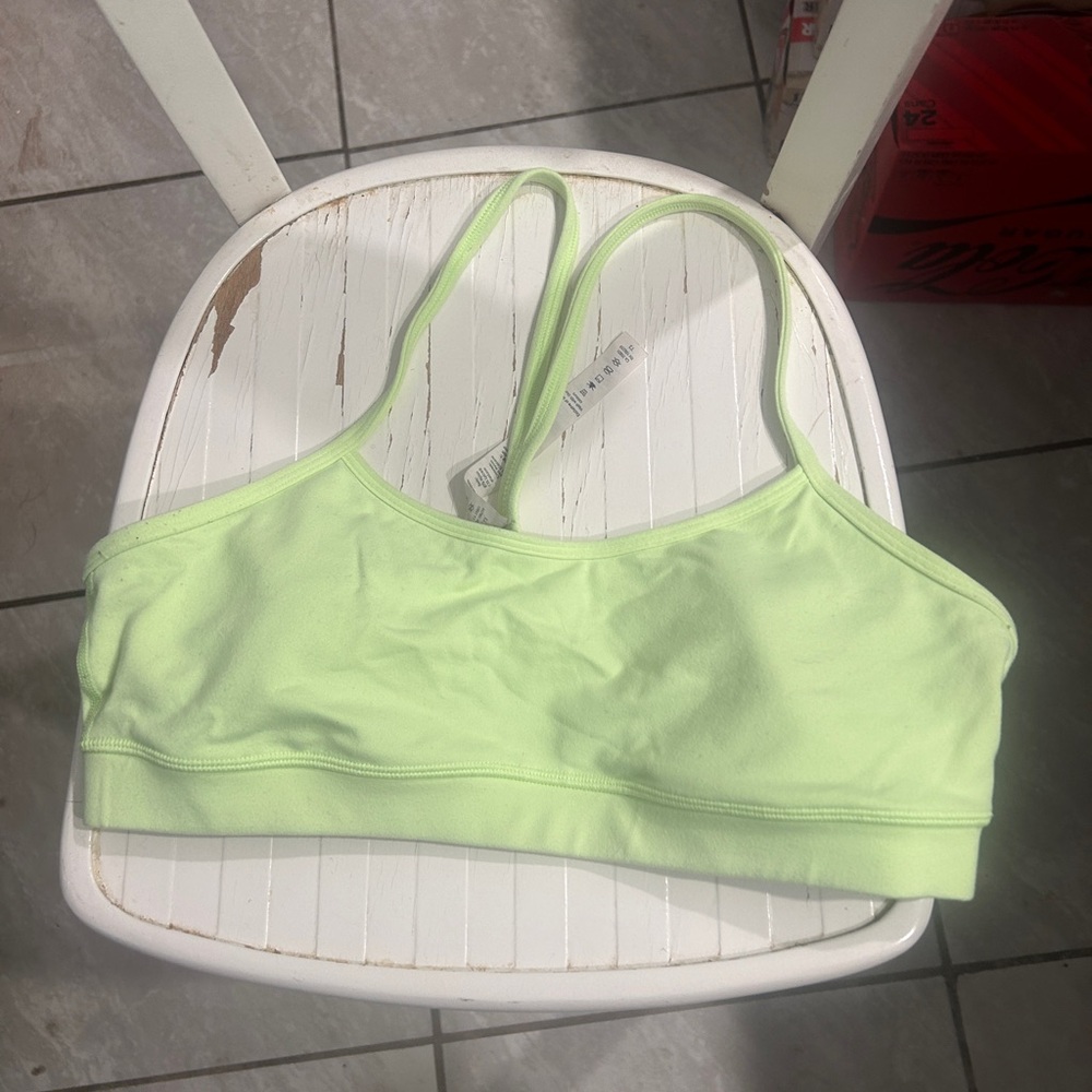 Lululemon Lime Green Sports Bra 10
